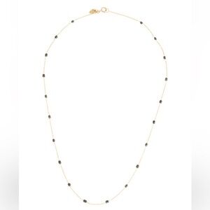 Vintage ME&RO black diamond 18k Necklace